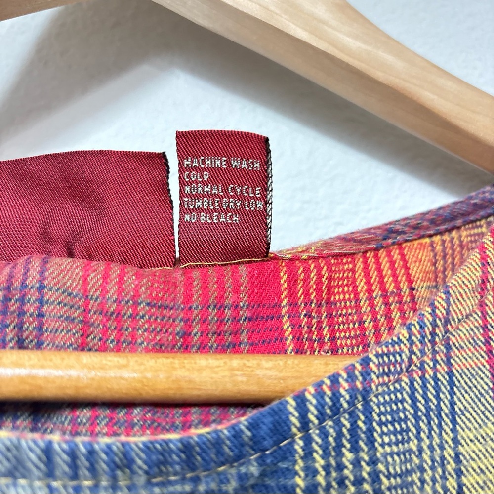 American Eagle Outfitters Multicolor Plaid Sleeveless Dress - Picture 7 of 8